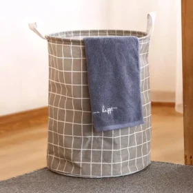 102805-b6bc34.webp Stylish Checkered Cloth Laundry Basket