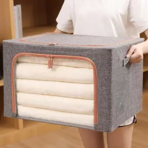 103092-1e6ce5.webp Large Capacity Foldable Clothes & Blanket Organizer