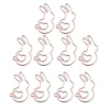 Cute Rabbit-Shaped Metal Paper Clips