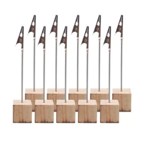 103146-589acf.webp Elegant Wooden Metallic Clip Memo Holders