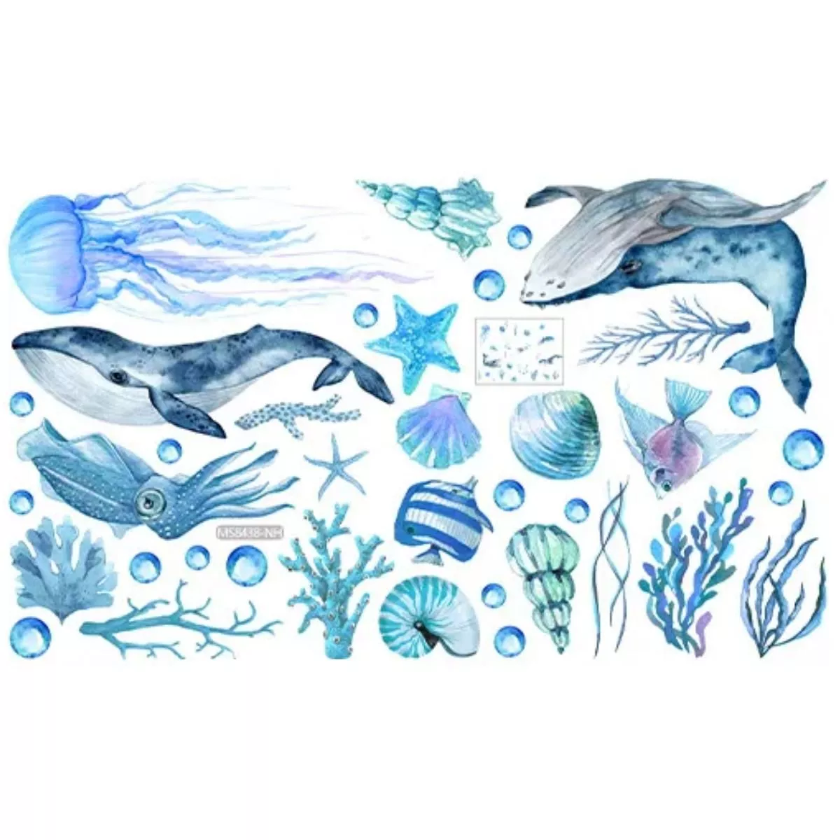 Charming Sea Life Wall Decals