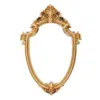 Charming European Style Oval Wall Mirror