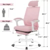 103458-a68ed0.webp Ergonomic Mesh Office Chair with Adjustable Footrest and Headrest