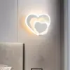 Modern Nordic LED Heart-Shaped Wall Lamp for Cozy Illumination