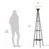 103504-26246e.webp 69" Charcoal Metal Floor Lamp with Built-In Shelves for Home Decor