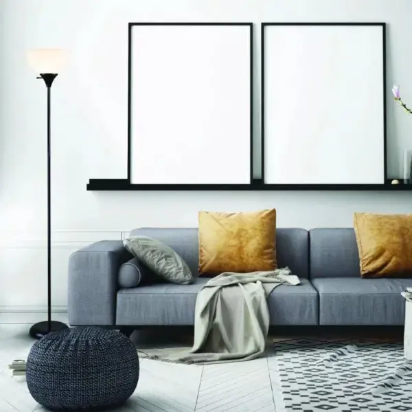 LED Torchiere Floor Lamp 71" - Modern Uplighting for Bedroom and Living Room