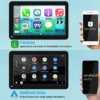 95576-b88187.webp Universal 7-inch Touchscreen Car MP5 Player with Wireless Apple CarPlay & Android Auto