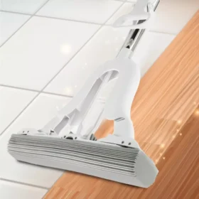 Adjustable Telescopic Sponge Mop with Super Absorbent Dual-Use Head