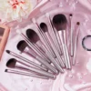 12 Pcs Grapes Purple Makeup Brush Set