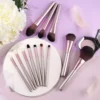 12 Pcs Grapes Purple Makeup Brush Set