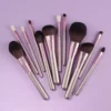 12 Pcs Grapes Purple Makeup Brush Set