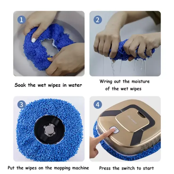 Replacement Mop Cloths for Mopping Robot