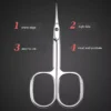 Professional Stainless Steel Curved Tip Cuticle Scissors