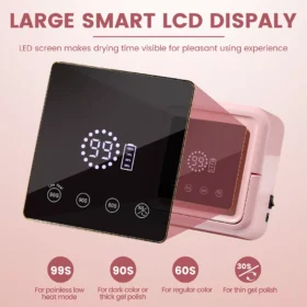 128W Rechargeable Cordless Nail Lamp