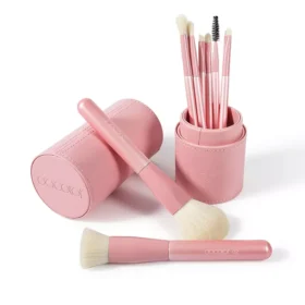 Professional 8-Piece Pink Makeup Brush Set