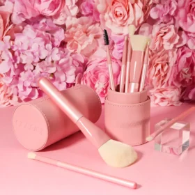 Professional 8-Piece Pink Makeup Brush Set