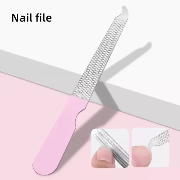 Complete 6-Piece Pink Manicure & Pedicure Set