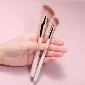 Professional Liquid Foundation and Concealer Makeup Brush Set