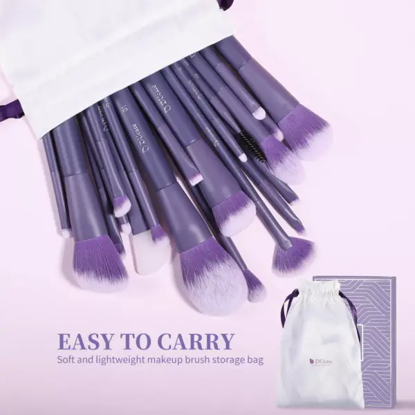 Professional 20pcs Purple Makeup Brush Set
