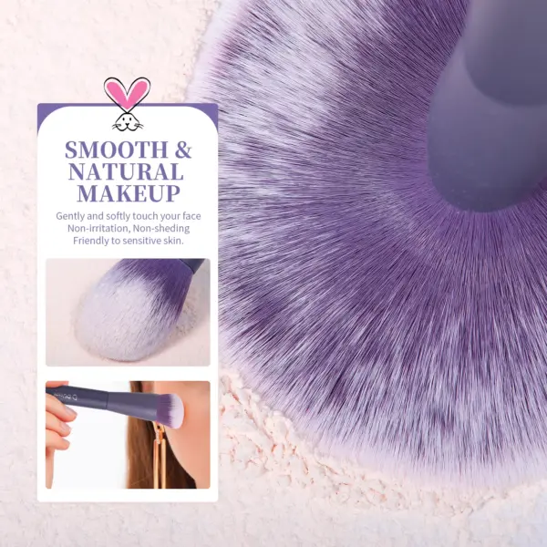 Professional 20pcs Purple Makeup Brush Set