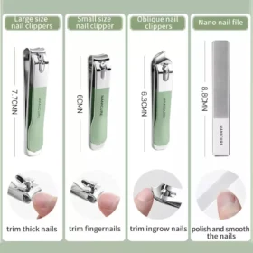 Professional 18-Piece Stainless Steel Nail and Foot Care Set