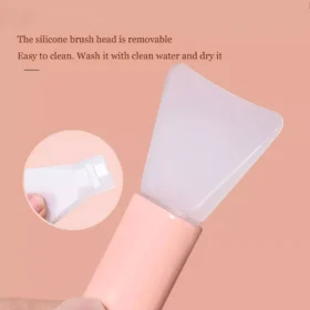 Double-Ended Silicone Face Mask Brush for Easy Skincare Application