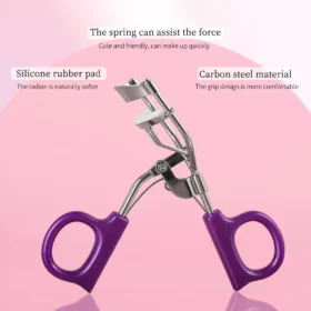 Perfect Curl Eyelash Curler with Comb for Natural Look
