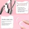 Perfect Curl Eyelash Curler with Comb for Natural Look