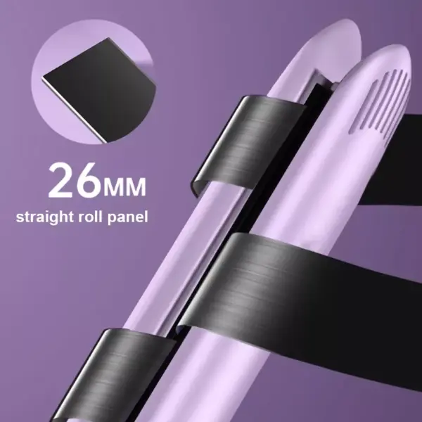 26MM Ceramic Glaze Hair Straightener and Curler