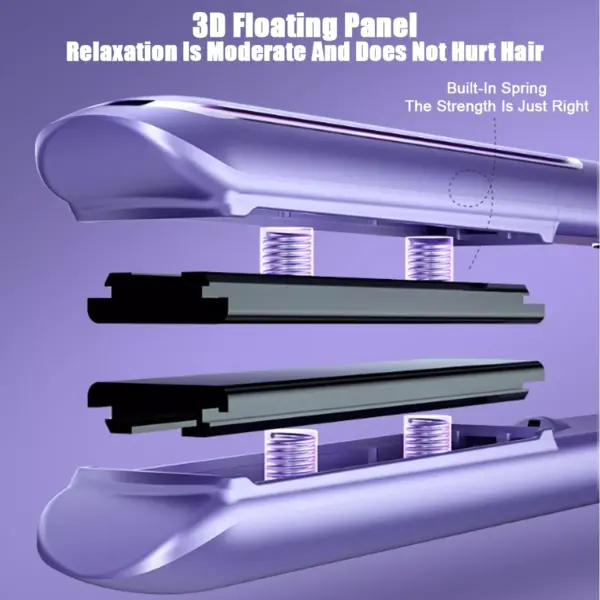 Professional 2-in-1 Flat Iron and Curling Iron