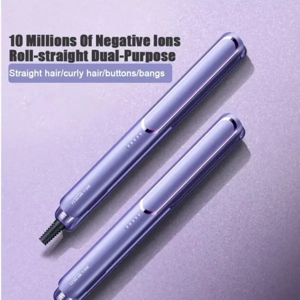 Professional 2-in-1 Flat Iron and Curling Iron