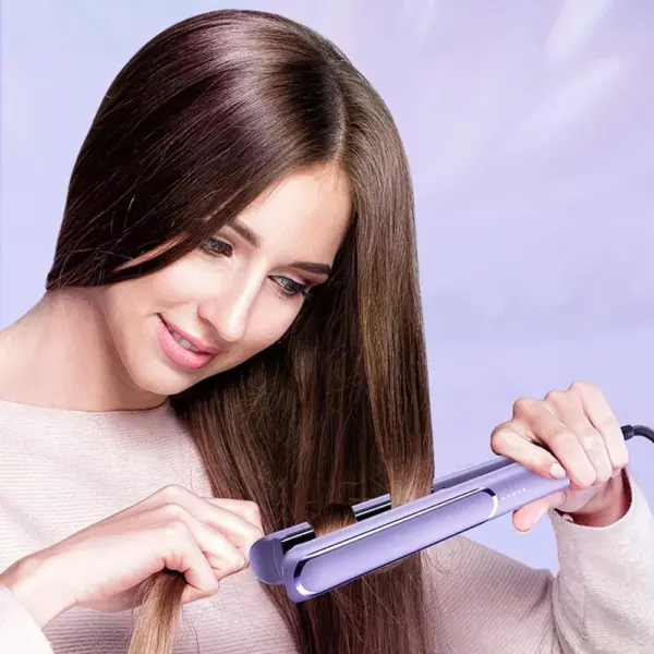 Professional 2-in-1 Flat Iron and Curling Iron