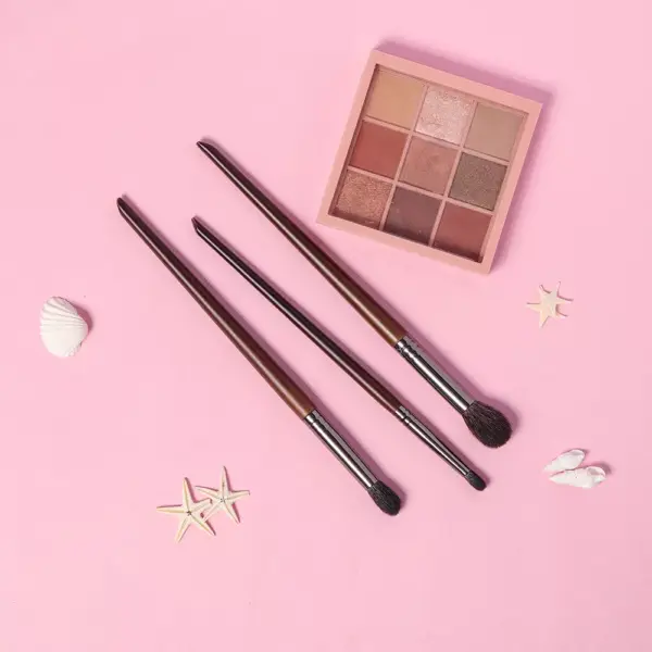 High-Quality Goat Hair Tapered Blending Makeup Brushes