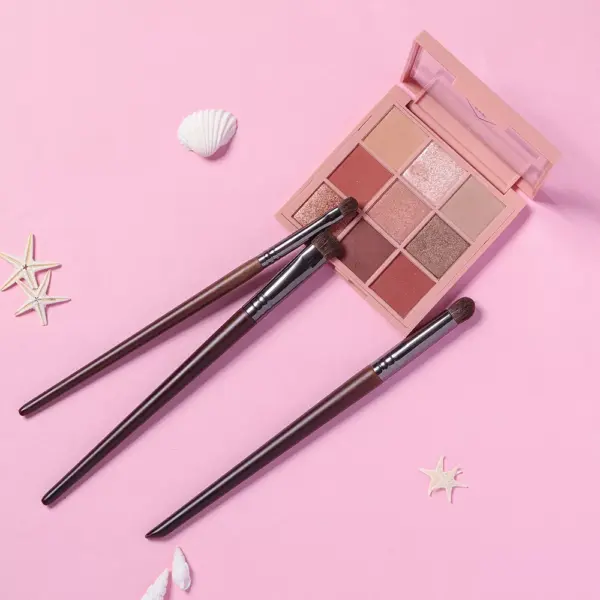 High-Quality Goat Hair Tapered Blending Makeup Brushes