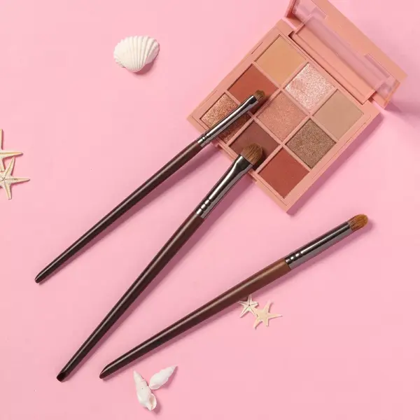 High-Quality Goat Hair Tapered Blending Makeup Brushes