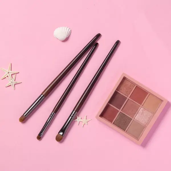 High-Quality Goat Hair Tapered Blending Makeup Brushes