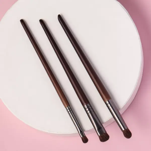 High-Quality Goat Hair Tapered Blending Makeup Brushes