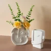 Creative Nordic Ceramic Face Vase