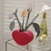 Pink Love Ceramic Vase
