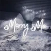 LED Neon "Marry Me" Proposal & Wedding Decor Light Sign