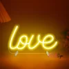 Chic LED Neon Love Sign - Aesthetic Room & Night Light Decor