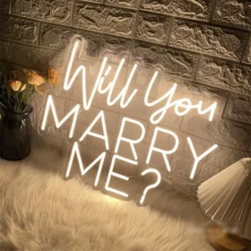 LED Neon "Will You Marry Me?" Sign
