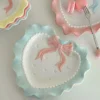 Cute Ceramic Wavy Edge Tray for Jewelry & Breakfast