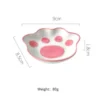 Cute Cat's Paw Ceramic Dessert Plate