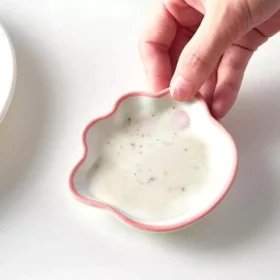 Cute Cat's Paw Ceramic Dessert Plate