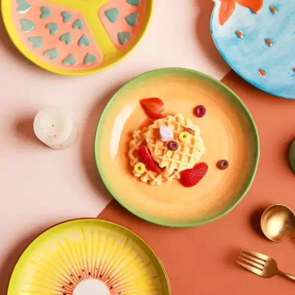 Creative Ceramic Fruit-Shaped Salad Plate