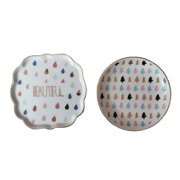 Creative Nordic Ceramic Jewelry Dish