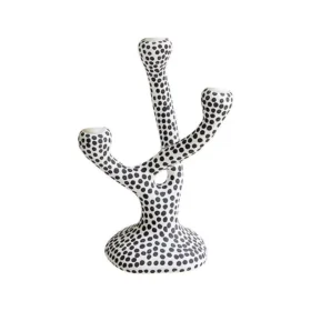 97416-0efa31.webp Modern Ceramic Candle Holder with Polka Dot Pattern