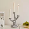 97416-854052.webp Modern Ceramic Candle Holder with Polka Dot Pattern