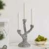 97416-b892dc.webp Modern Ceramic Candle Holder with Polka Dot Pattern